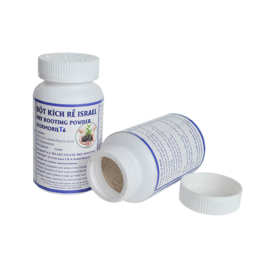 Tự Nhân Giống Hoa Hồng Hiệu Quả Bằng (Hủ 100gr) Bột Kích Rễ Israel cây thân gỗ Rooting Hormoril T-6 5 bot kich re hoa hong nhap Israel%202