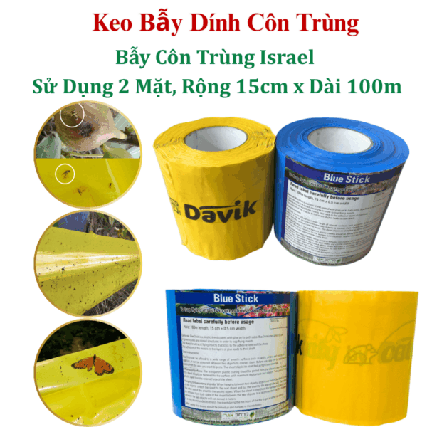 Bẫy Côn Trùng Vàng Nhập Khẩu Israel