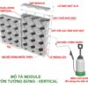 Trồng Rau Đứng Treo Tường MiniGarden 1 Module Xếp Chồng Linh Hoạt Mọi Địa Hình