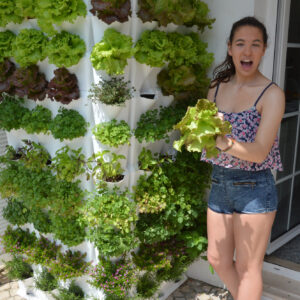 Trồng Rau Đứng ban Công Minigarden (Set 8 Module + 1 Tray Nước) Bảo hành 5 năm