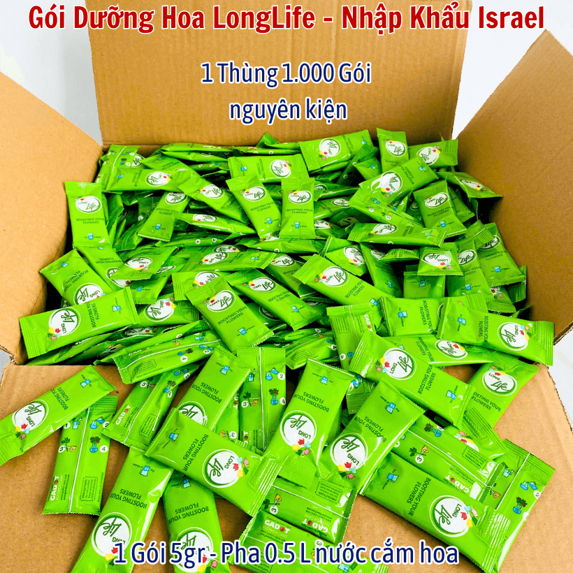 Dưỡng Hoa Tươi Lâu LongLife Giúp Hoa Nở Đẹp, Không Hôi Nước