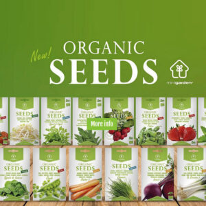 Hạt Giống Hữu Cơ Minigarden Organic Seeds nhập khẩu Châu Âu với tỷ lệ lên hạt đạt 95%