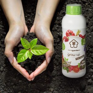 PHÂN BÓN NƯỚC HỮU CƠ CHO RAU SẠCH TẠI NHÀ DẠNG NƯỚC NHẬP KHẨU MINIGARDEN (CHAI 1 LÍT)