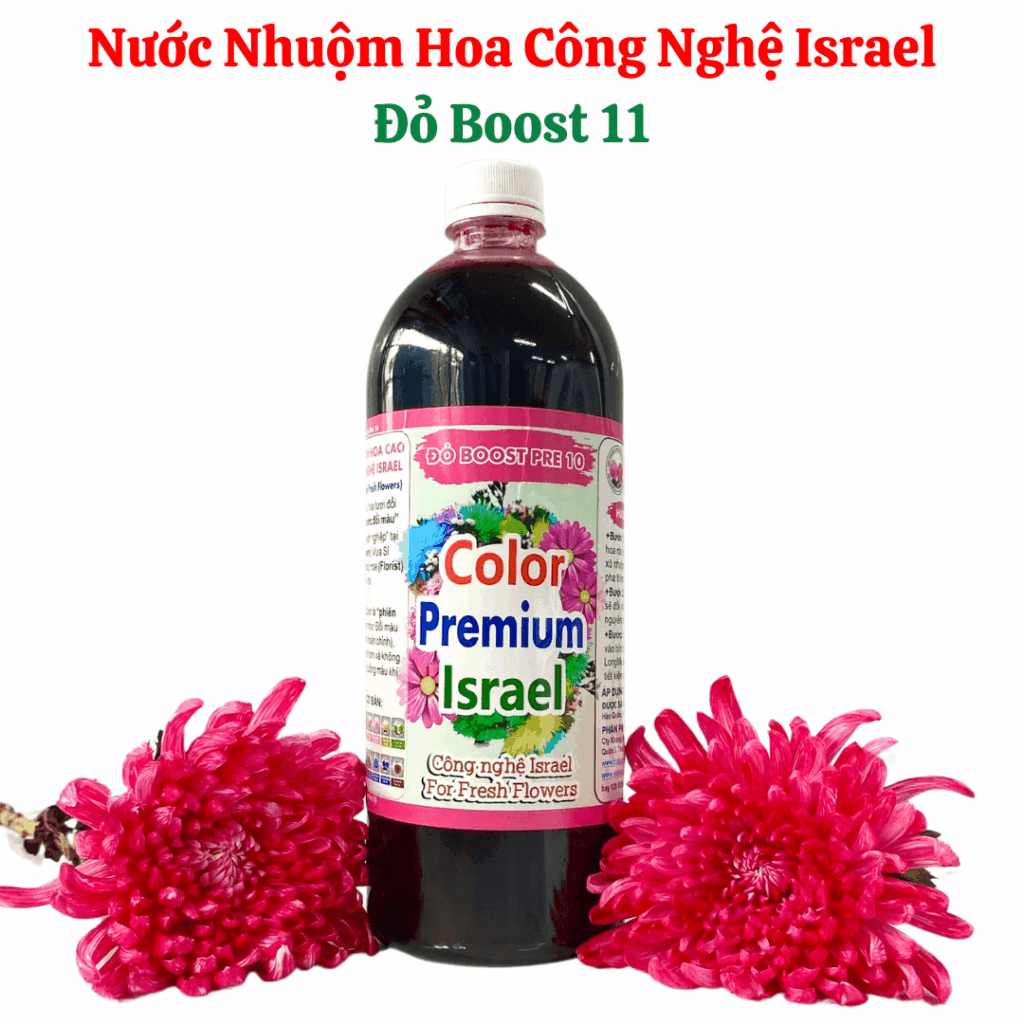 Nước Nhuộm Hoa Tươi Màu Đỏ Đậm Boost Pre 11