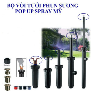 Tưới Cảnh Quan Tự Động Bằng Vòi Phun Sướng Spray của Mỹ (Bộ)