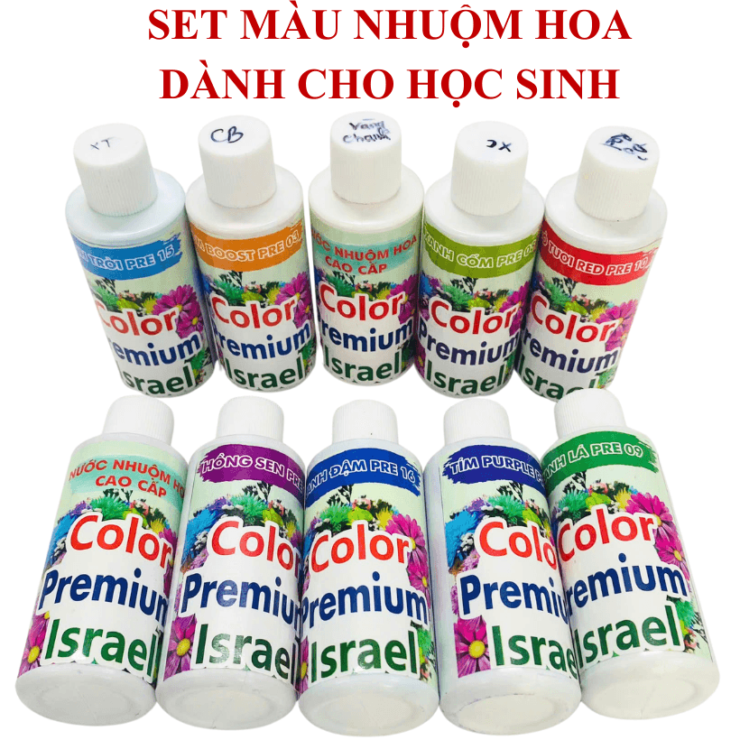 Nước Màu Nhuộm Hoa Tươi Giúp Hoa Trắng Đổi Màu