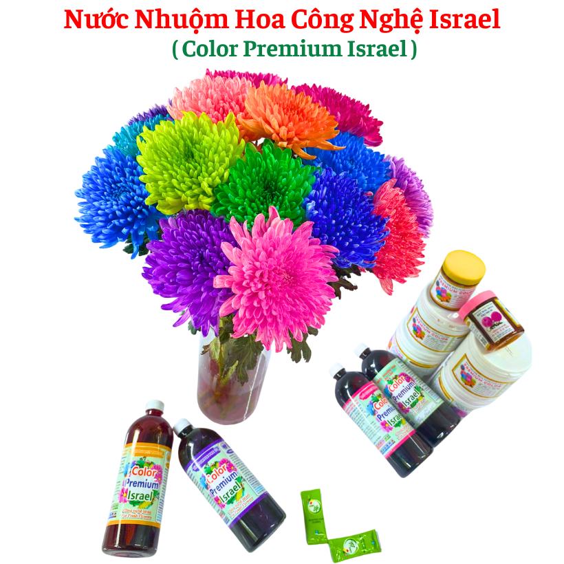 nước nhuộm đổi màu hoa công nghệ Israel