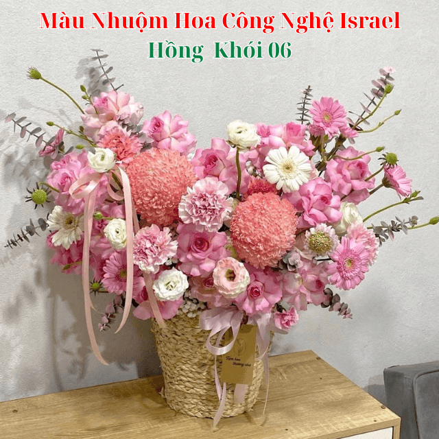 Nước Nhuộm Hoa Tươi Màu Hồng Khói Pre 07 nhập khẩu Israel