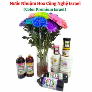 Nước Màu Nhuộm Hoa Cúc Mẫu Đơn nhập khẩu công nghệ Israel (Chai 1L màu hoa hoàn chỉnh) Màu Xanh Dương cao cấp Premium Color 2023