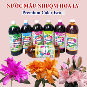 THUỐC NHUỘM HOA LILY KÉP ĐỔI NHIỀU MÀU (SỈ CHAI MÀU DẠNG NƯỚC 1.000ML)
