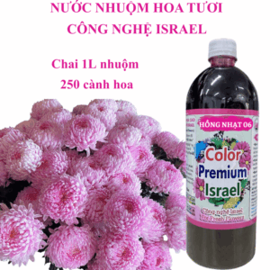 Chai Thuốc Nước nhuộm hoa nhập khẩu (Màu Hồng Phấn 1L màu hoàn chỉnh) giúp nhuộm mọi loại hoa đổi màu thế hệ Màu Nhuộm Hoa Cao cấp