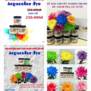 Thuốc Bột Nhuộm Hoa Tươi Màu Thực Phẩm Ấn Độ Arga Color Dye (10L-12L)