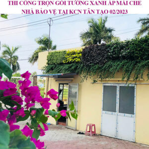 Thi Công Cây Áp Mái Tường Xanh Đứng Module Bồ Đào Nha