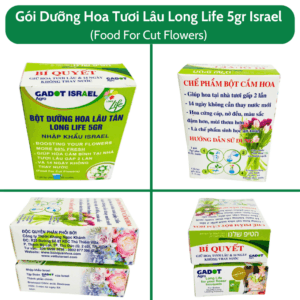 Bột Dưỡng Hoa Tươi Lâu Của Isarel hiệu LongLife (Mẫu Mới)