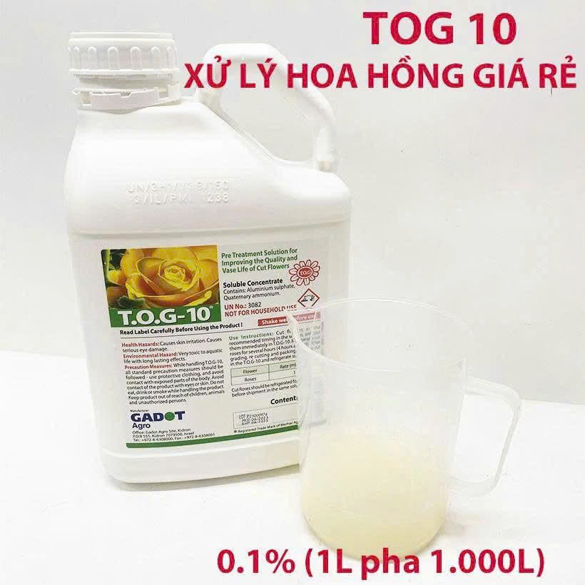 Thuốc Dưỡng Hoa Hồng tươi lâu nhập khẩu Israel TOG 10 đậm đặc và tiết kiệm