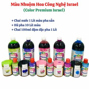 Hướng dẫn Nhuộm Hoa Tươi với Bột màu nhuộm tươi nhập khẩu Premium Color