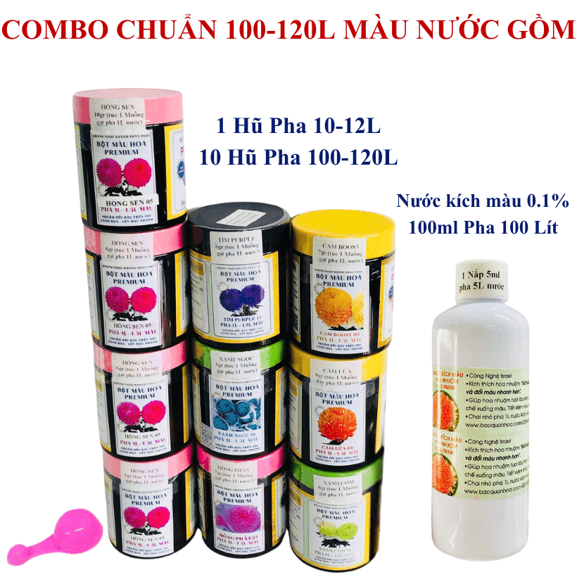 Hướng dẫn Nhuộm Hoa Tươi với Bột màu