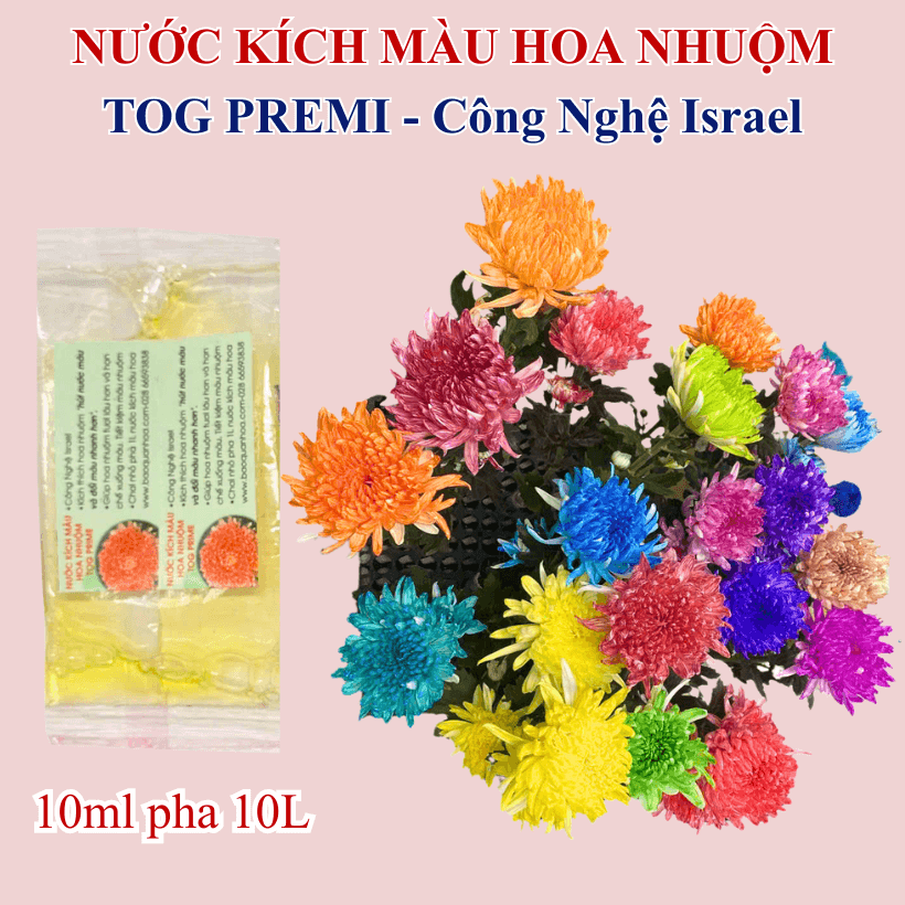Bột Màu Nhuộm Hoa Tươi