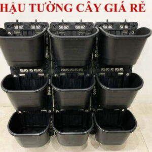 Chậu Cây Treo Tường giá rẻ sản xuất Việt Nam (1m2) gồm 12 khung và 36 chậu nhỏ với chất lượng vừa đủ
