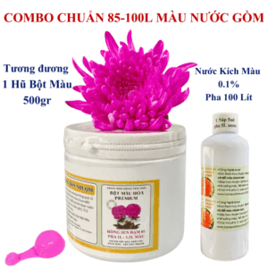 Màu Nhuộm Hoa Tươi (Bột 500gr giá rẻ) kèm Nước Kích Màu Hoa Nhuộm TOG