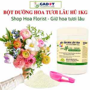 Thuốc Dưỡng Hoa Long Life Israel 1KG – Giữ Hoa Tươi Lâu Cho Shop Hoa
