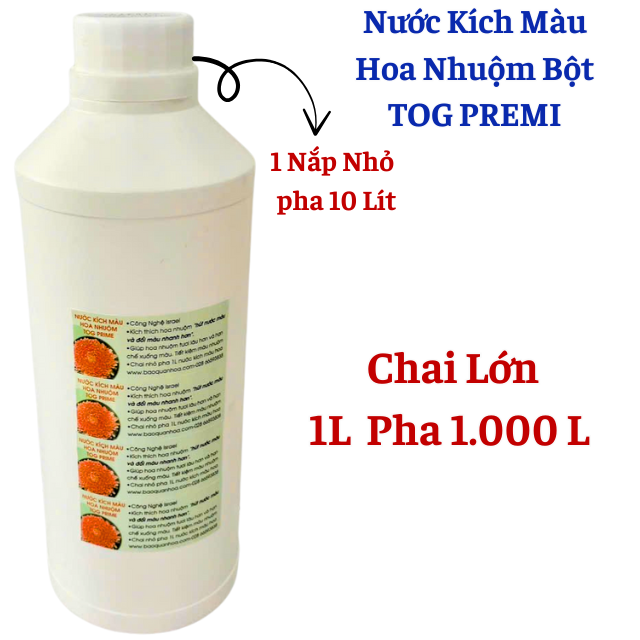 NƯỚC KÍCH MÀU HOA NHUỘM DẠNG BỘT NHUỘM HOA TƯƠI CÔNG NGHỆ ISRAEL HIỆU TOG PRIME