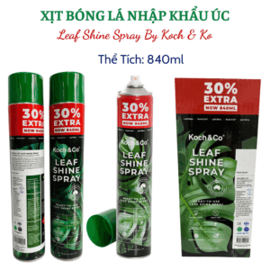 Bình Xịt Bóng Lá Cho Hoa Lan Cây Cảnh Leafshine (Koch&Co) Từ Úc Giúp Lá Sáng Đẹp