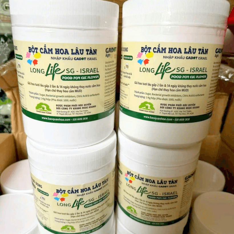 Nước Dưỡng Hoa Tươi Lâu Longlife SG 1KG dạng bột