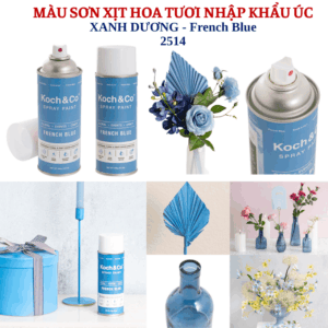 Sơn Xịt Hoa Úc Màu Xanh Dương Trang Trí Hoa Florist Koch & Co Spray Paint