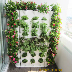 CHẬU TRỒNG RAU ĐỨNG BAN CÔNG MINIGARDEN