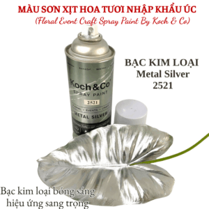 Sơn Xịt Lá Màu Bạc Silver của Úc là Sơn Xịt Hoa & Lá Cây Chuyên Dụng