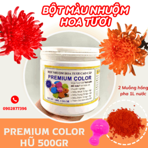 Bột Màu Nhuộm Hoa Tươi (Hộp 500gr) Màu Nhập Khẩu