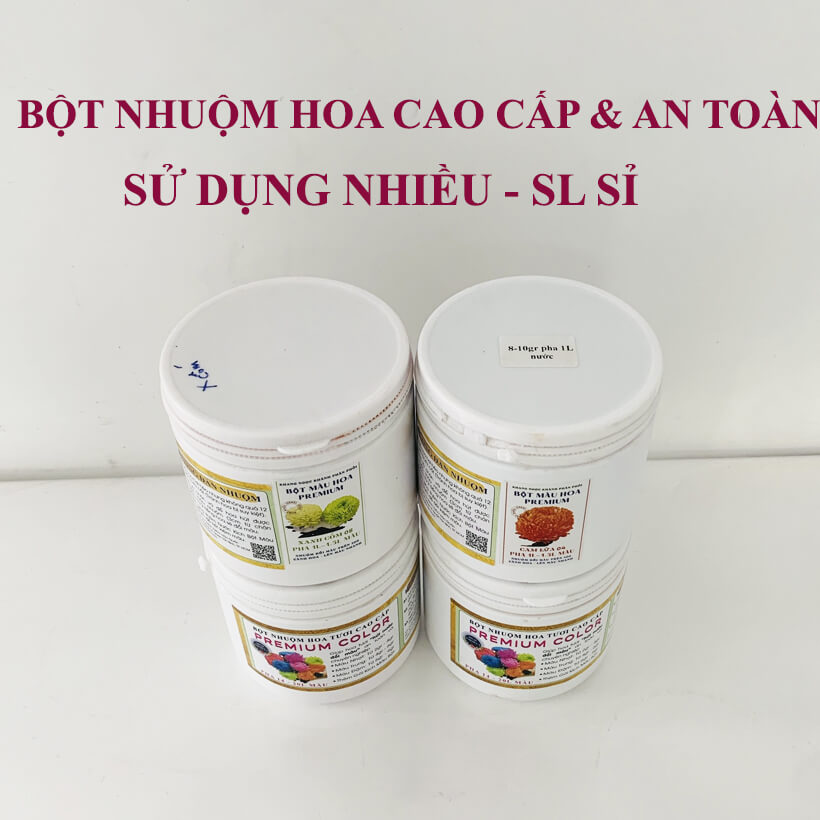 Bột Nhuộm Màu Hoa Tươi Premium Color 500gr