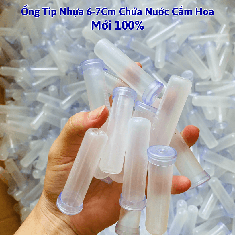 Ống Típ Nhựa Chứa Nước Cắm Hoa 7cm