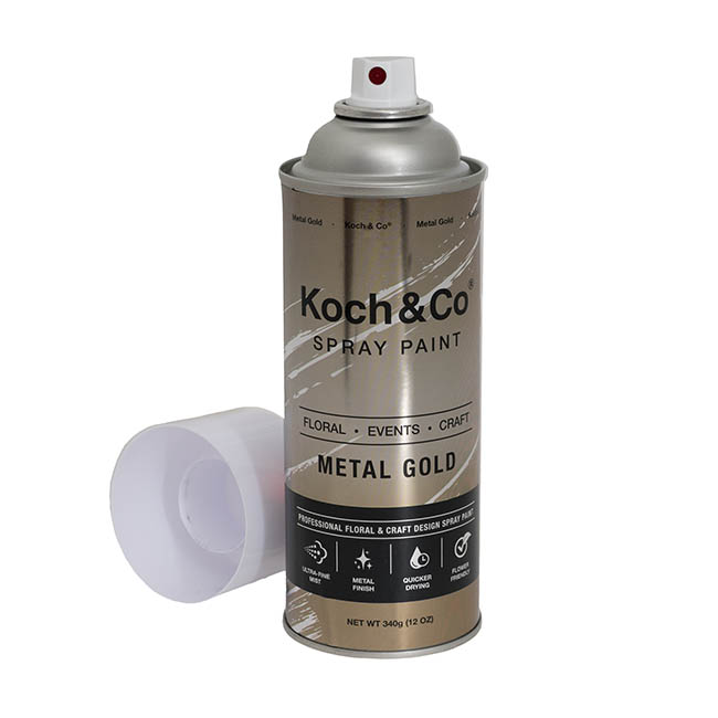 Sơn Xịt Hoa Tươi Úc Màu Vàng Đồng Metal Gold 2520