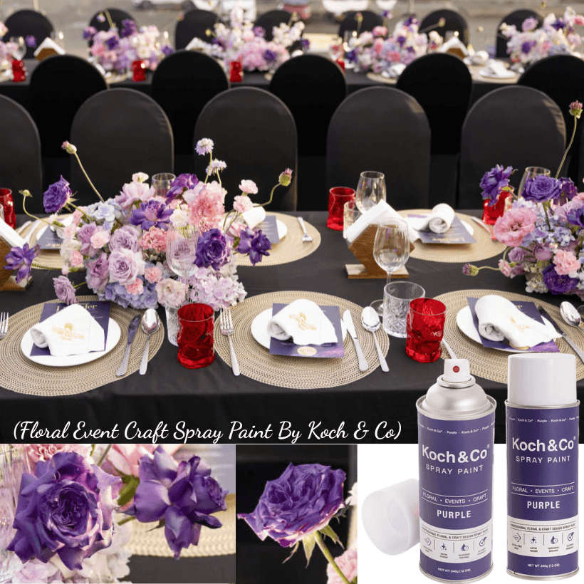 Sơn Xịt Hoa Tươi Úc Màu Tím Đậm Purple 2517