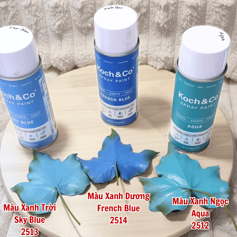 Sơn Xịt Hoa Tươi Úc Màu Xanh Trời Sky Blue 2513