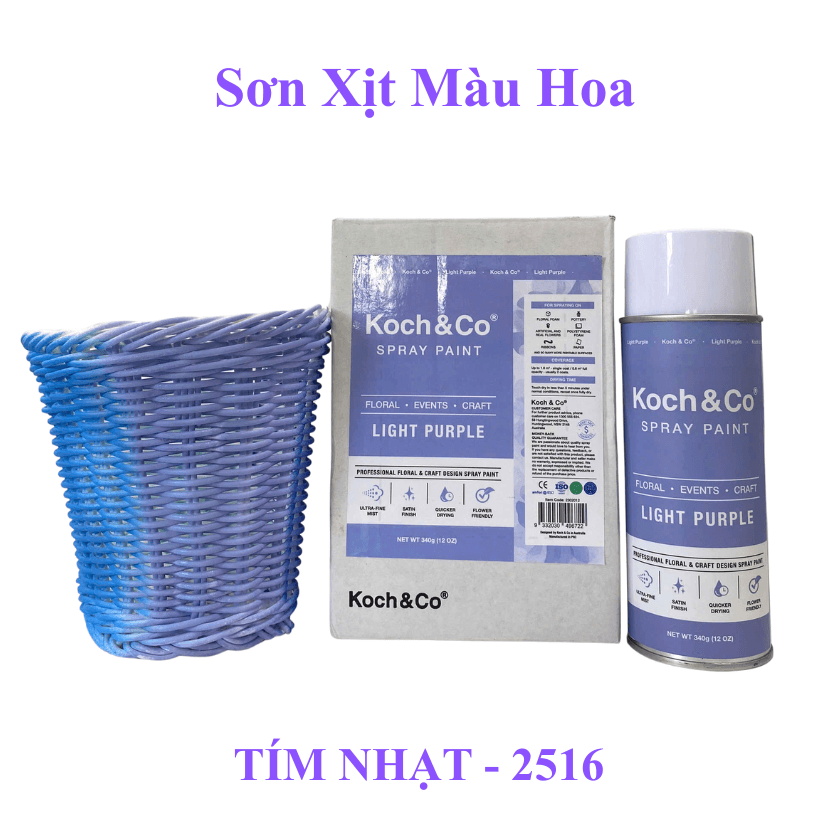 Sơn Xịt Hoa Tươi Úc Màu Tím Nhạt Light Purple 2516