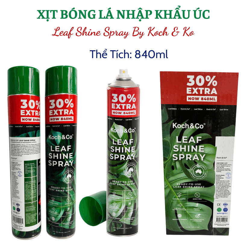 Bình Xịt Bóng Lá Kiểng Leaf Shine Úc 840ml