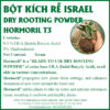 Thuốc Kích Rễ Israel Hormoril T3 – Nhân Giống Hoa Cúc Ra Rễ Nhanh