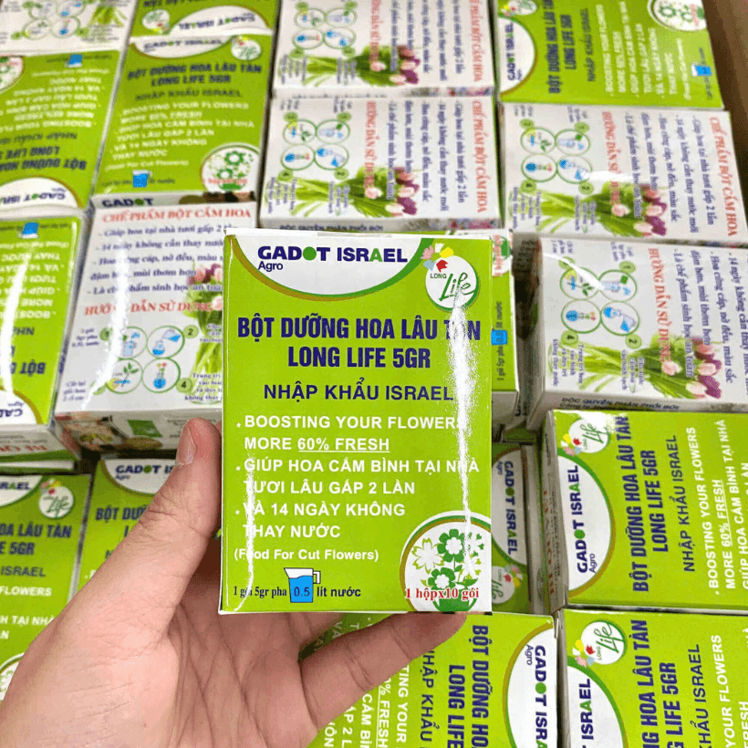 Thuốc Gói Dưỡng Hoa Longlife Israel