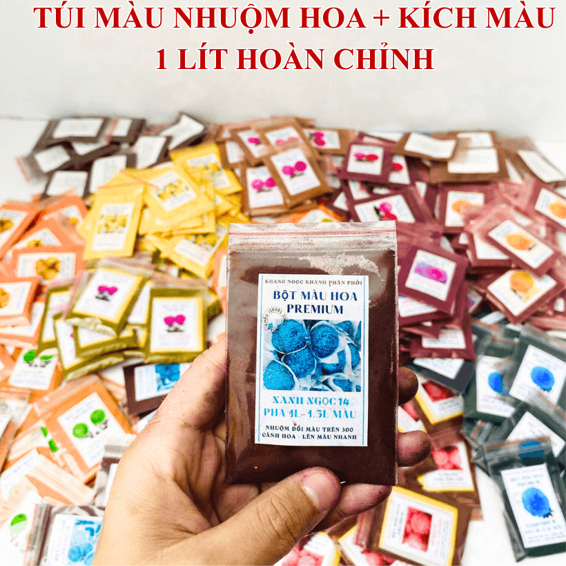 Bột Màu Nhuộm Hoa Tươi