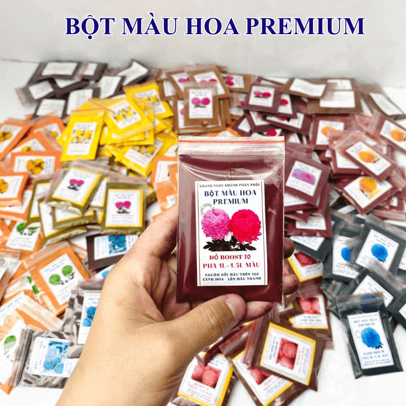 Bột Màu Nhuộm Hoa Tươi