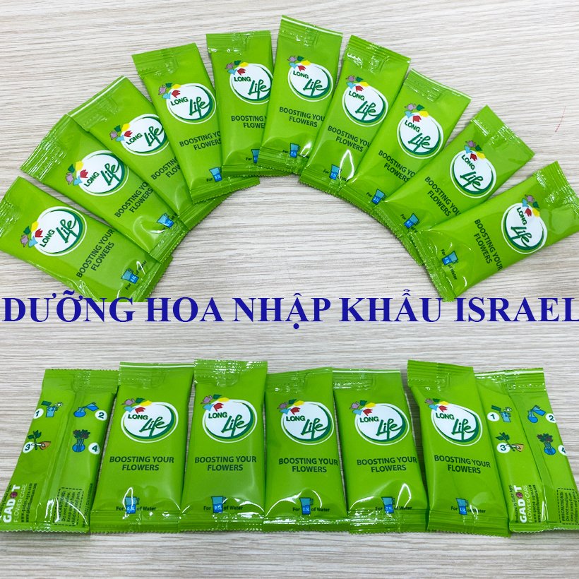 Bột Gói Dưỡng Hoa Longlife Israel
