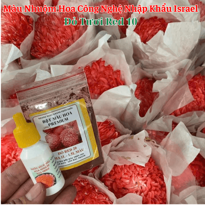 Bột Màu Nhuộm Hoa Tươi Công Nghệ Israel