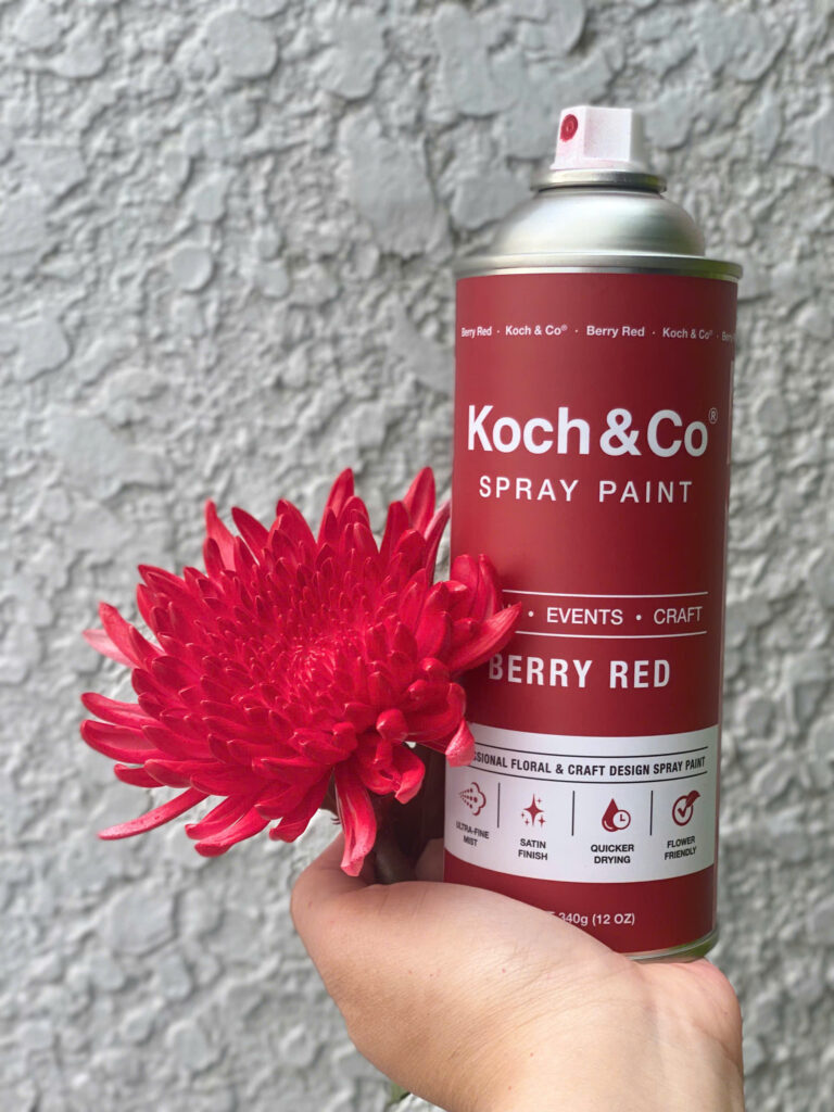 Sơn Xịt Hoa Màu Đỏ Tươi Berry Red 2509 cho Shop Hoa Florist
