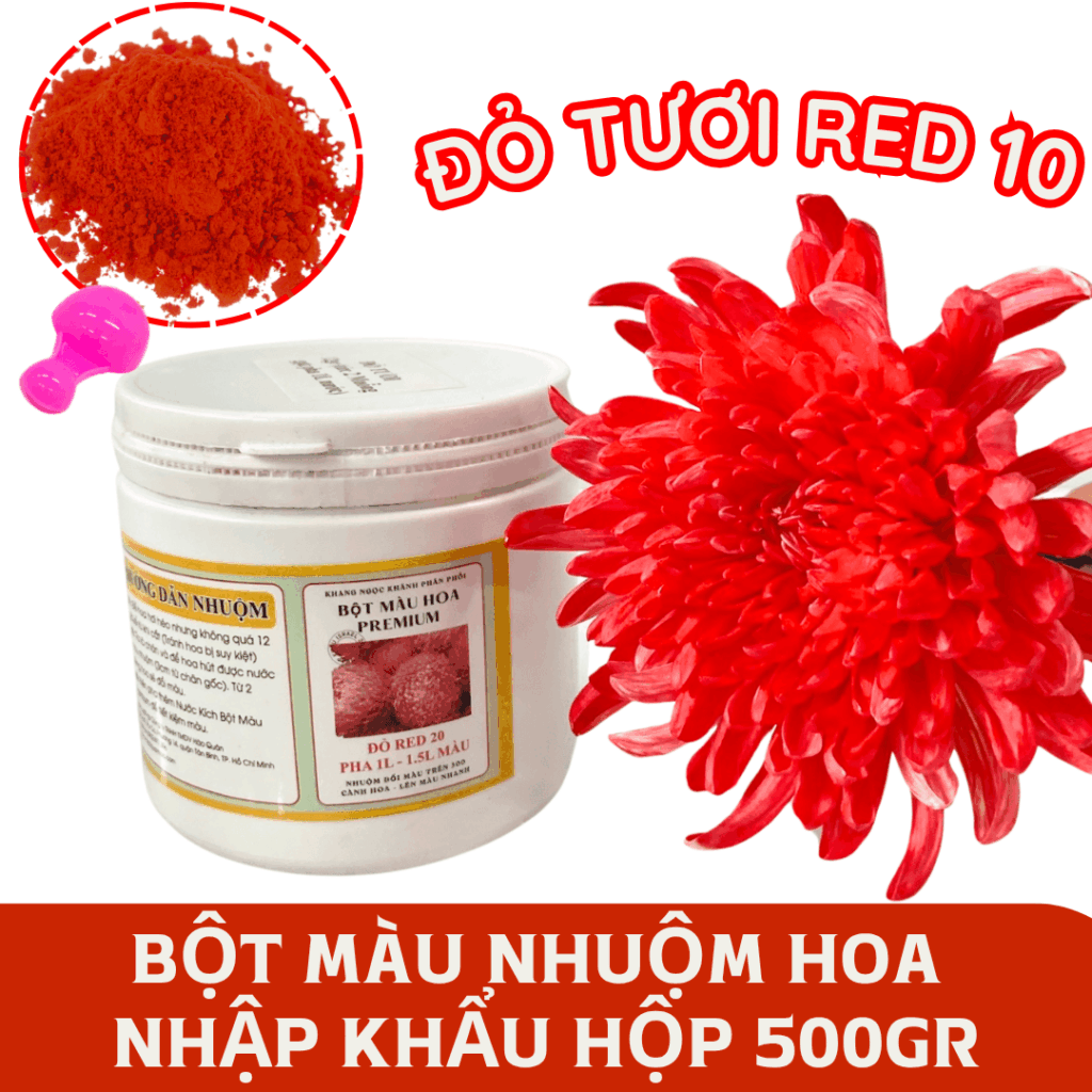 Bột Nhuộm Hoa 500gr Premium Color Israel