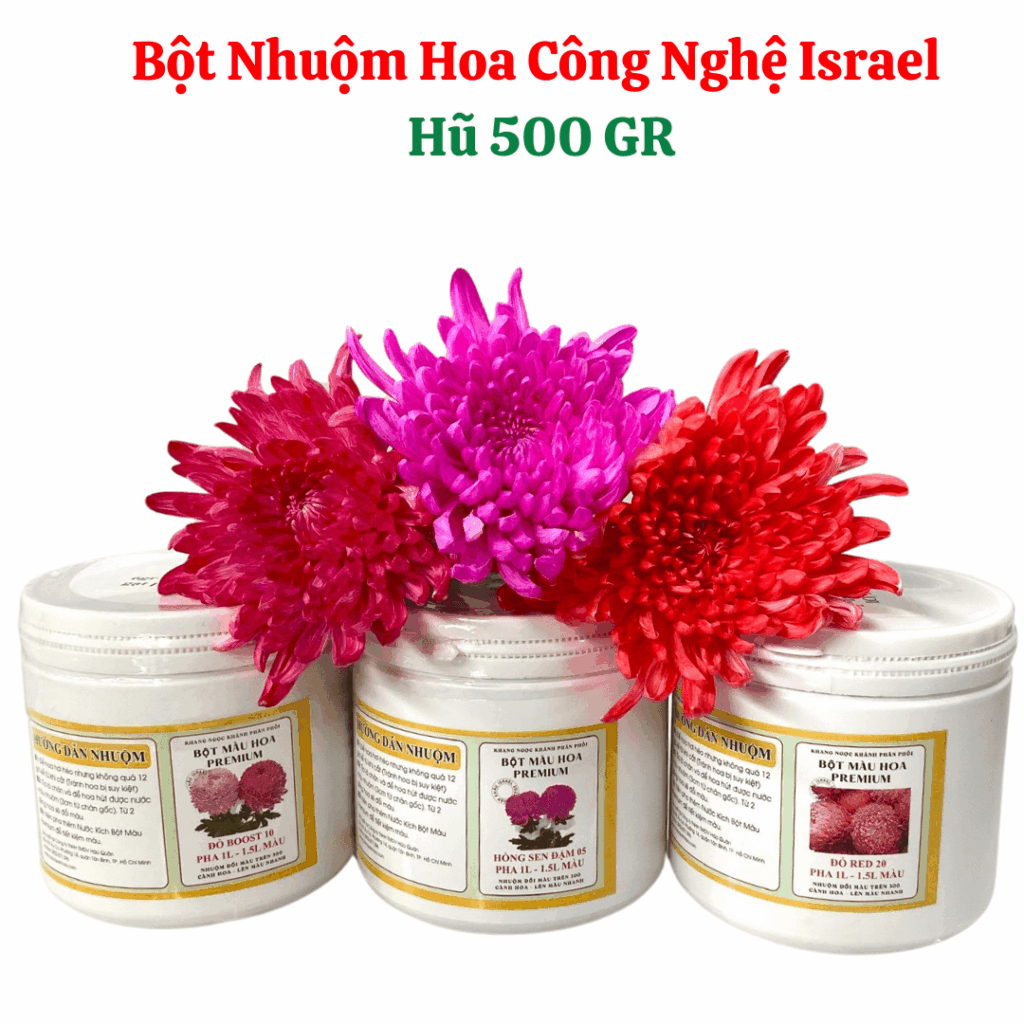 Bột Nhuộm Hoa 500gr Premium Color Israel