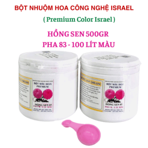 Bột Nhuộm Hoa 500gr Premium Color Hút Màu Từ Gốc Nhuộm Hoa Cắt Cành 50L-70L nước màu hoa tươi