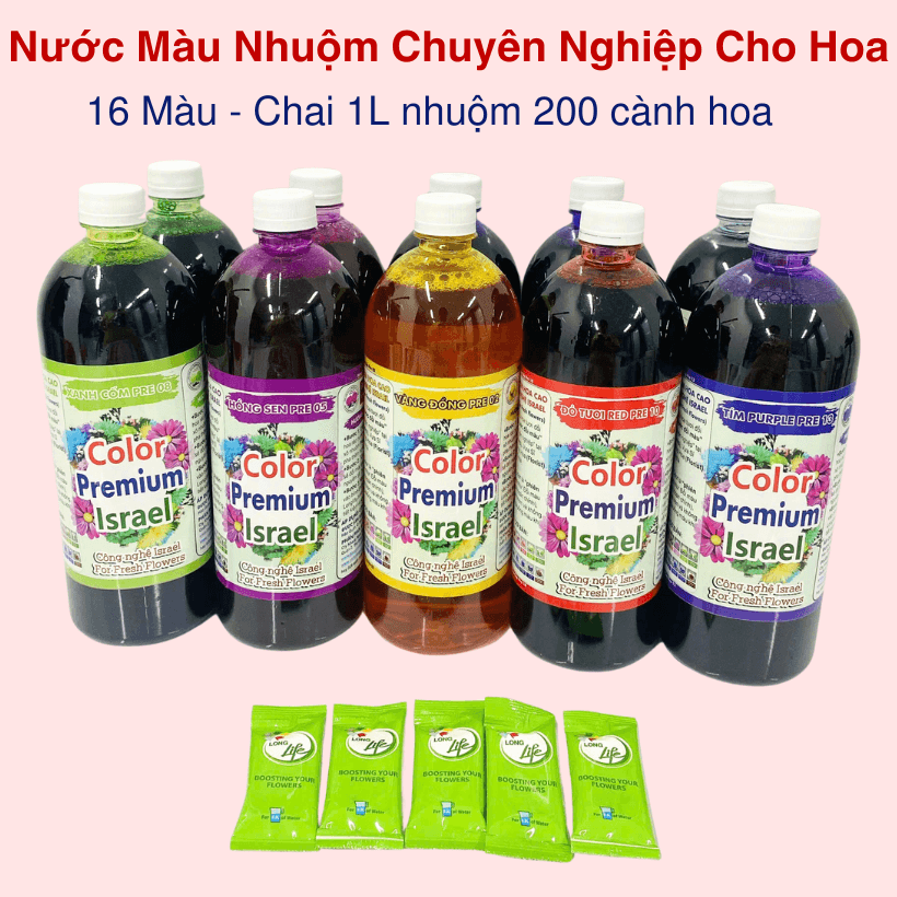 Nước Màu Nhuộm Hoa Tươi Israel